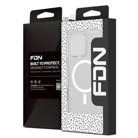 Estuche FDN Clear Series MagSafe para iPhone 16 Pro Max - Transparente