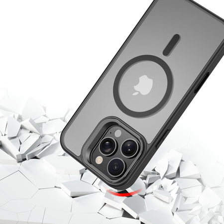 Estuche MyBat InFrame MagSafe con soporte para iPhone 16 Pro Max - Negro
