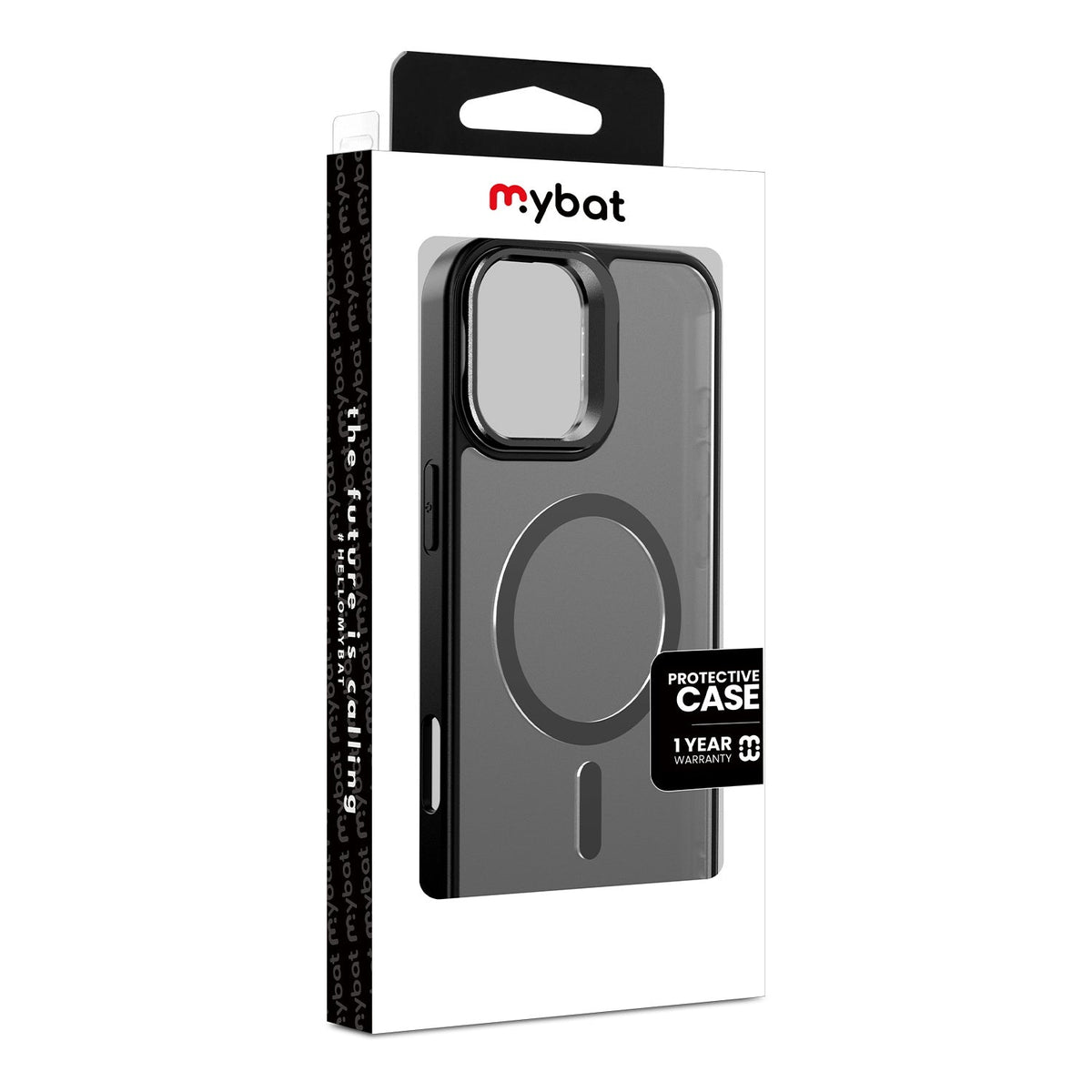 Estuche MyBat InFrame MagSafe con soporte para iPhone 16 Pro Max - Negro