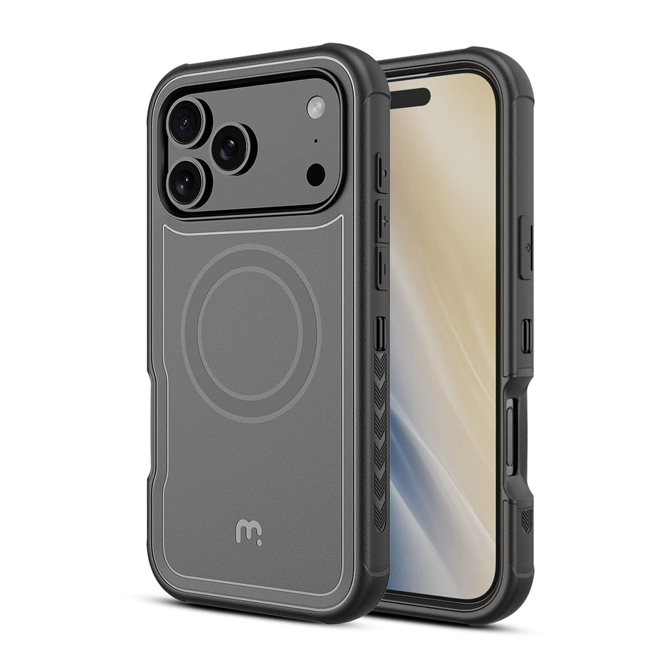 Estuche MyBat Pro Maverick Series Rogue Edition MagSafe para iPhone 18 Pro Max / 17 Pro Max - Negro