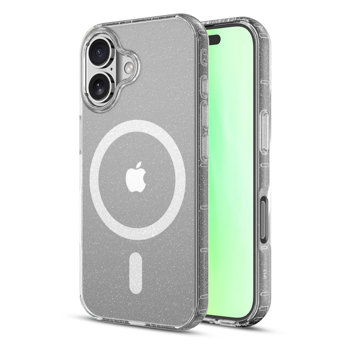 Estuche MyBat Pro Savvy Series MagSafe para iPhone 17 - Transparente con brillo