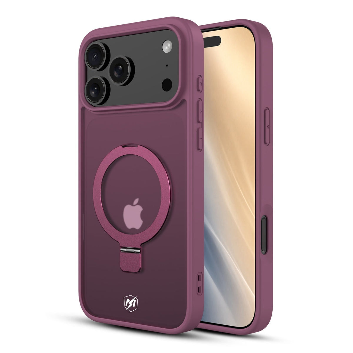 Estuche MyBat Pro Shade Series con anillo soporte MagSafe para iPhone 18 Pro / 17 Pro - Vino