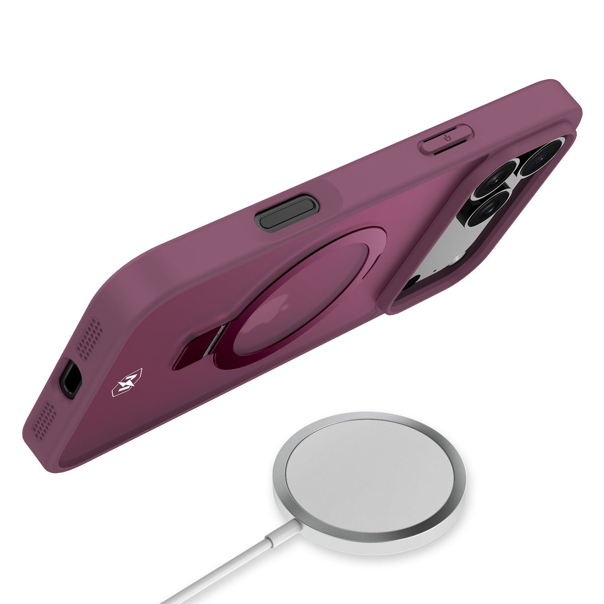 Estuche MyBat Pro Shade Series con anillo soporte MagSafe para iPhone 18 Pro / 17 Pro - Vino