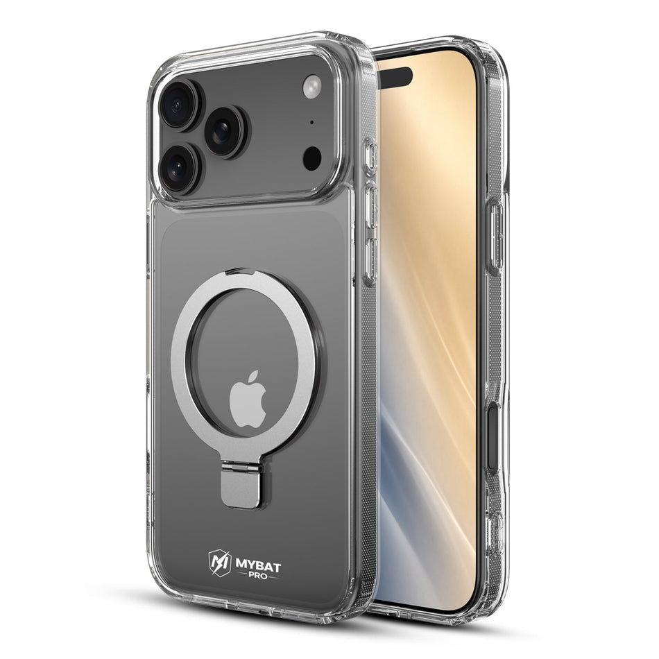 Estuche MyBat Pro Shade Series con anillo soporte MagSafe para iPhone 18 Pro Max / 17 Pro Max - Transparente