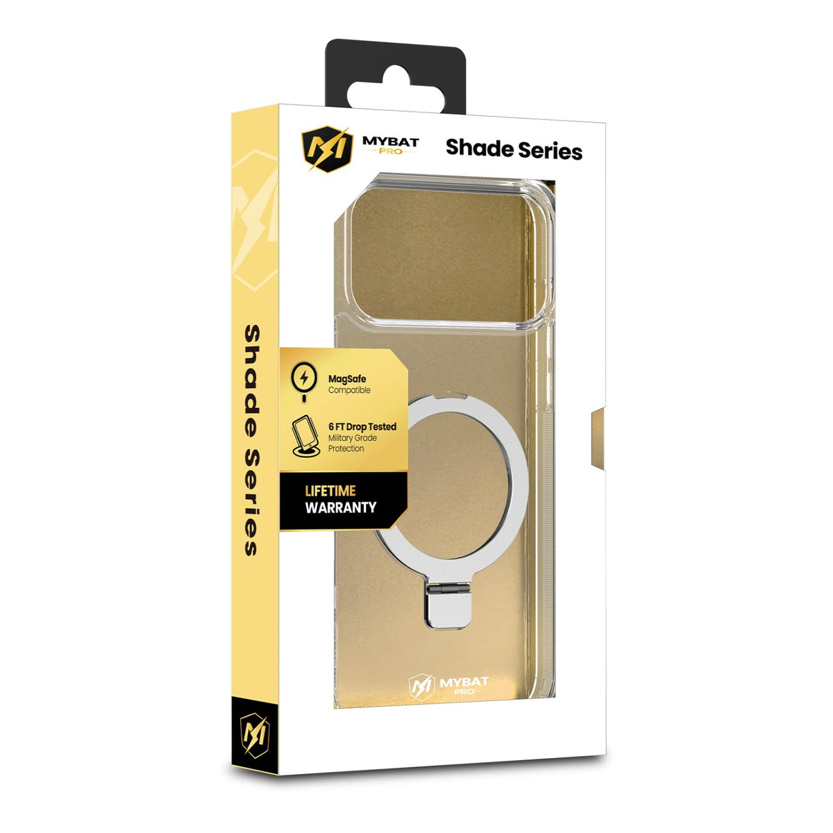 Estuche MyBat Pro Shade Series con anillo soporte MagSafe para iPhone 18 Pro Max / 17 Pro Max - Transparente