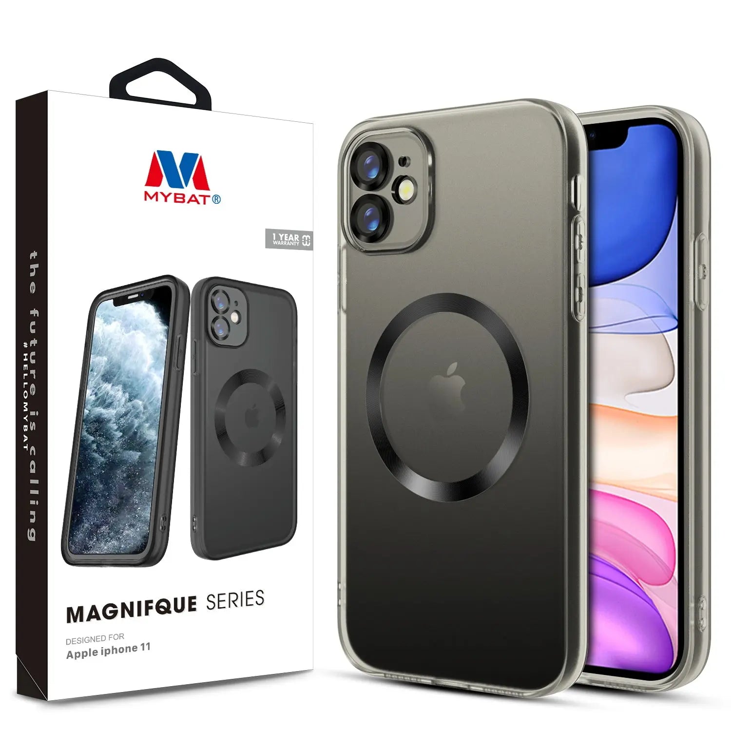 Estuche Para iPhone 11 - MyBat Magnifque Series - Negro MyBat