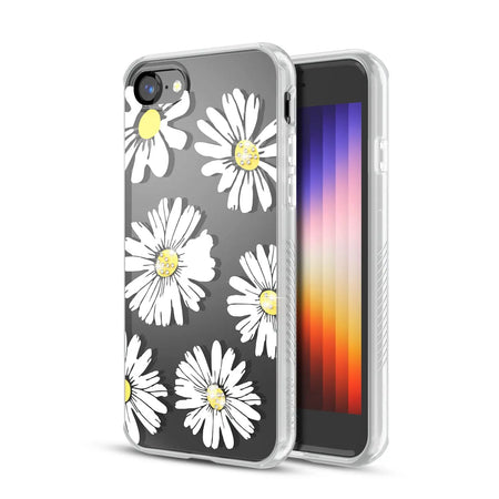 Estuche Para iPhone SE (2020-2022) / 8 / 7 - MyBatPro Mood Diamond Series - Happy Daisies MyBat Pro