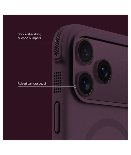 Estuche Prodigee BlackOut MagSafe para iPhone 18 Pro / 17 Pro - Vino
