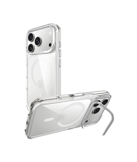 Estuche Prodigee KickIt MagSafe con Soporte para iPhone 18 Pro / 17 Pro - Transparente