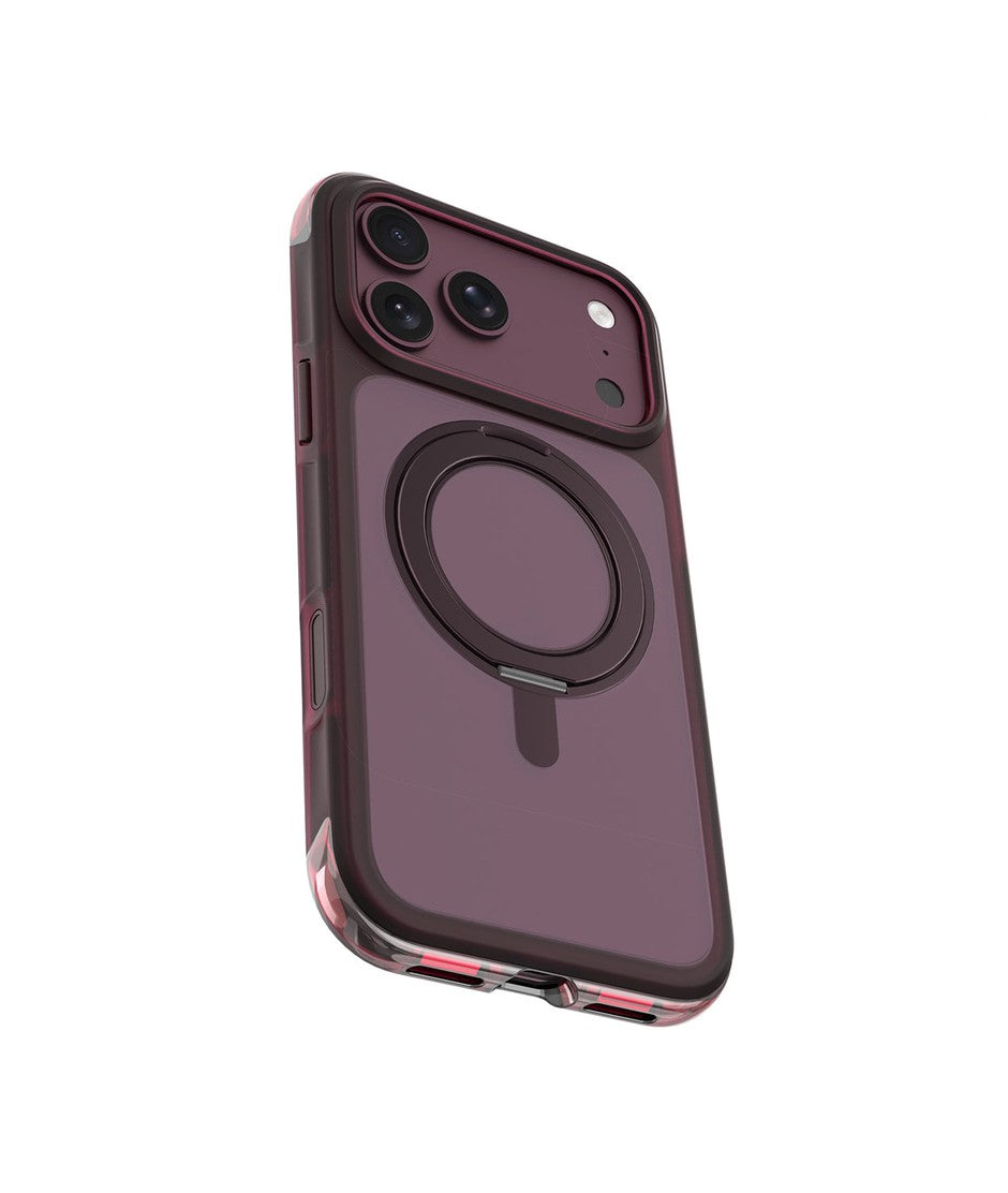 Estuche Prodigee Orbit 360 con Anillo Giratorio para iPhone 18 Pro Max / 17 Pro Max - Vino