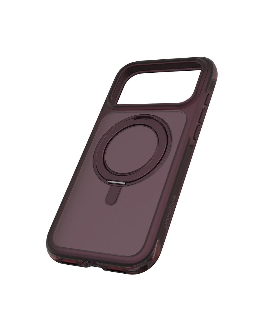 Estuche Prodigee Orbit 360 con Anillo Giratorio para iPhone 18 Pro Max / 17 Pro Max - Vino