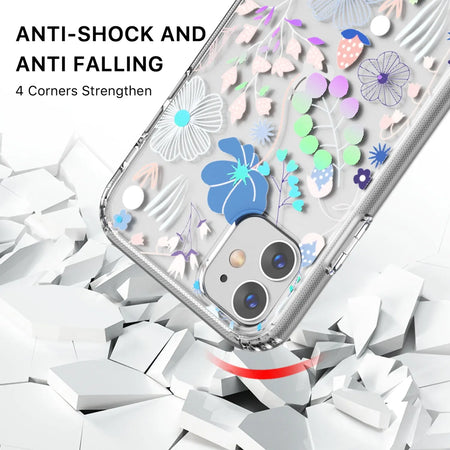 Estuche para Iphone 11 - MyBat Pro Mood Series - Colorful Flowers MyBat Pro