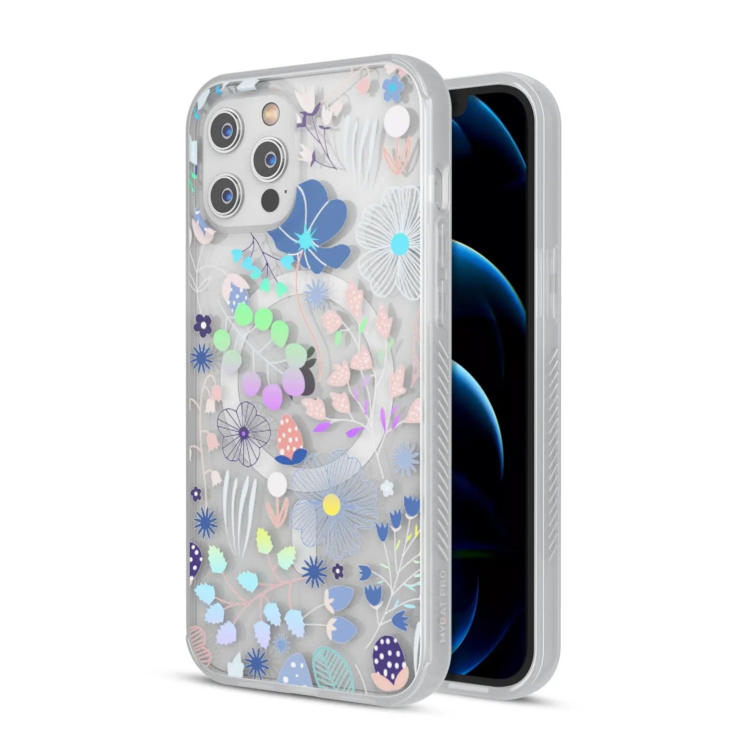 Estuche para Iphone 12/12 Pro - MyBat Pro Mood Series - Colorful Flowers MyBat Pro