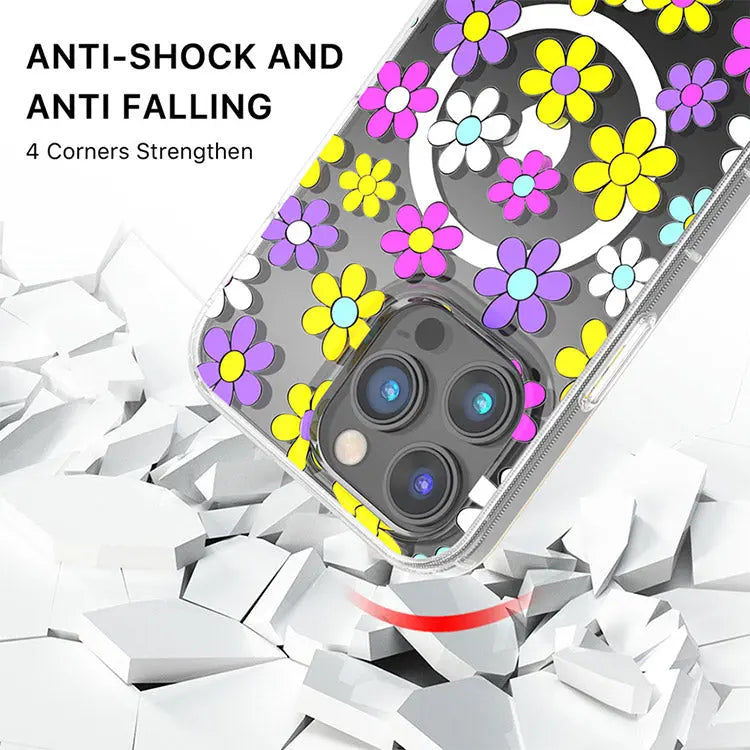 Estuche para Iphone 14 Pro Max - MyBat Pro Mood Series MagSafe - Margarita Multicolor MayBat Pro