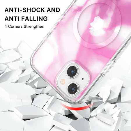 Estuche para Iphone 15 Plus - MyBat Pro Mood Series MagSafe - Blushing MayBat Pro