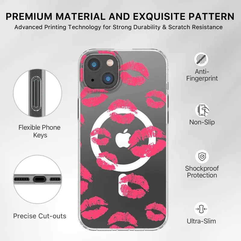 Estuche para Iphone 15 Pro Max - MyBat Pro Mood Series MagSafe - Kisses MyBat Pro