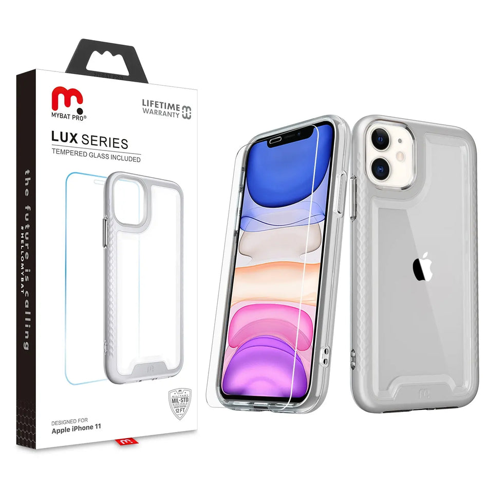Estuche para iPhone 11 - MyBat Pro Lux Series - Silver MyBat Pro