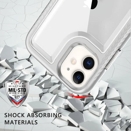 Estuche para iPhone 11 - MyBat Pro Lux Series - Silver MyBat Pro