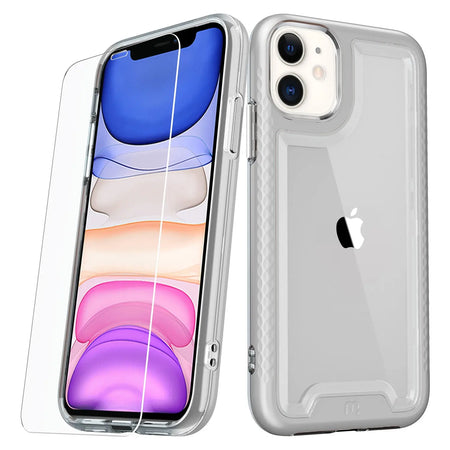Estuche para iPhone 11 - MyBat Pro Lux Series - Silver MyBat Pro