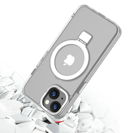 Estuche para iPhone 13 - MyBat Pro Shade Series MagSafe Con Anillo de Soporte - Blanco MyBat Pro