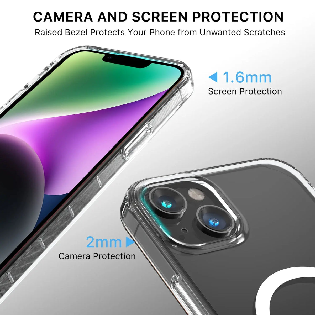 Estuche para iPhone 14 - MyBat Pro Mood Series MagSafe - Clear MyBat Pro