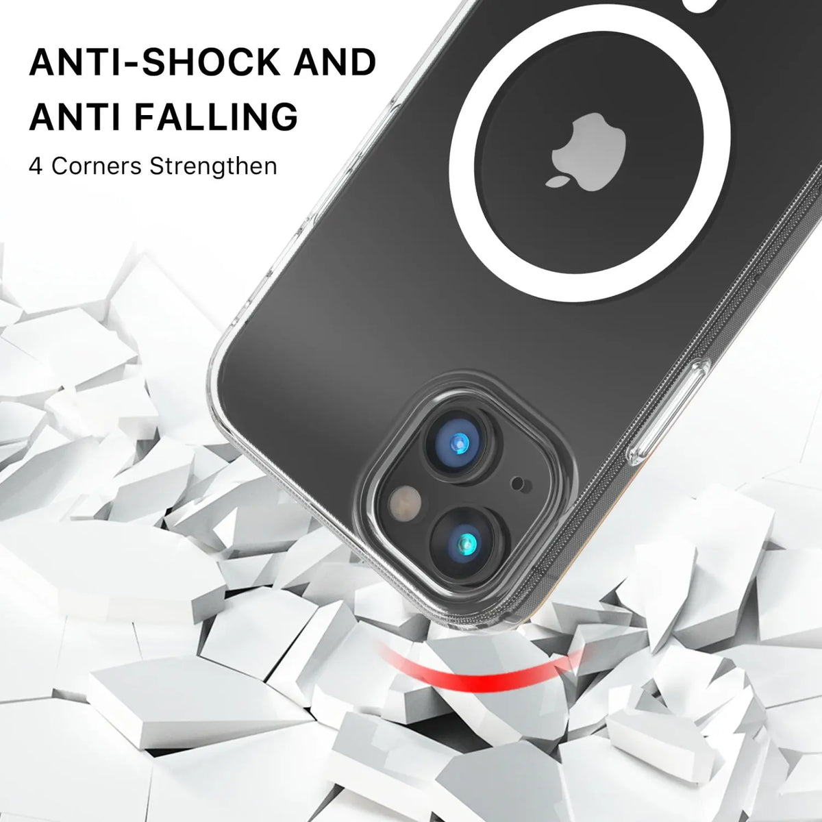 Estuche para iPhone 14 - MyBat Pro Mood Series MagSafe - Clear MyBat Pro