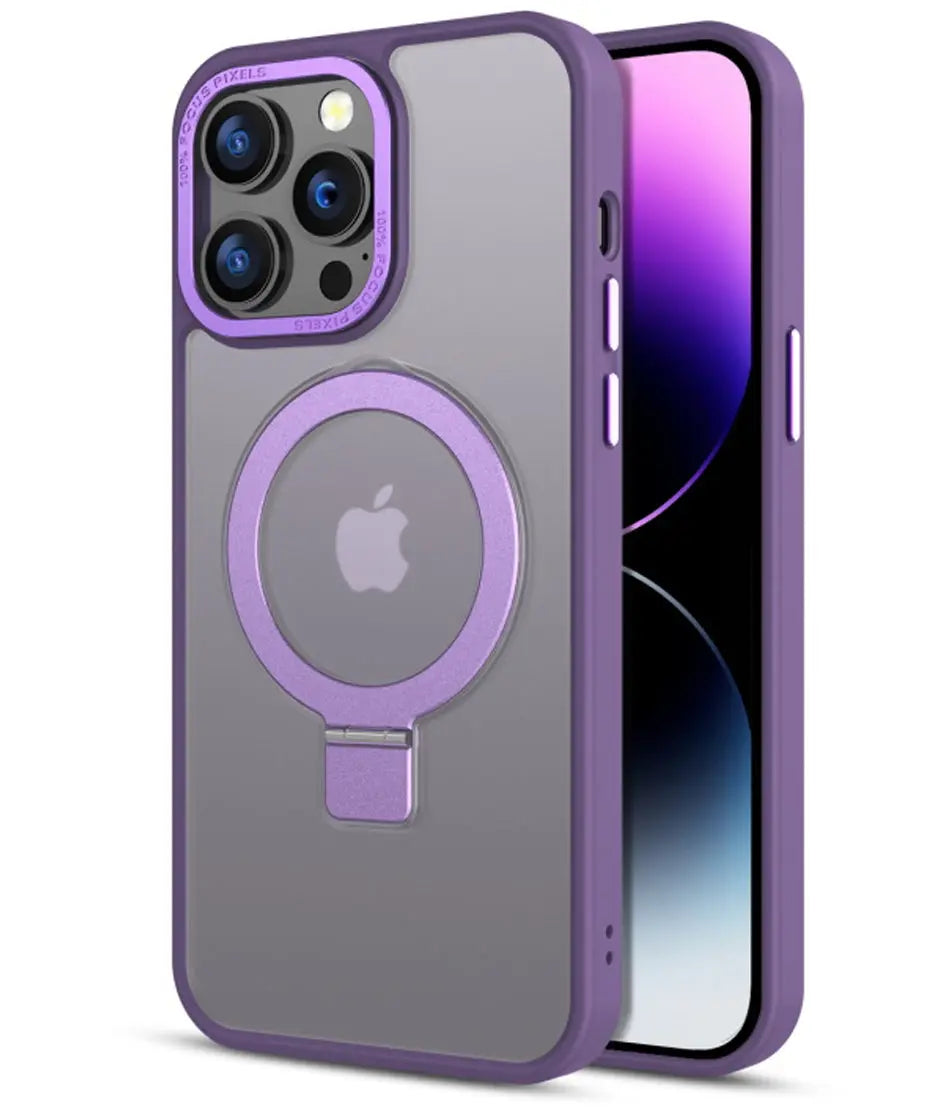 Estuche MyBat Pro Shade Series con Anillo de Soporte y  MagSafe iPhone 14 Pro Max - Purple MyBat Pro