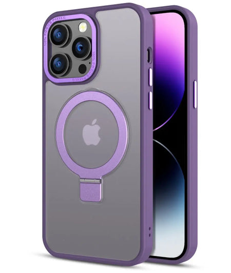 Estuche MyBat Pro Shade Series con Anillo de Soporte y  MagSafe iPhone 14 Pro Max - Purple MyBat Pro