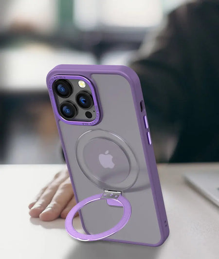 Estuche MyBat Pro Shade Series con Anillo de Soporte y  MagSafe iPhone 14 Pro Max - Purple MyBat Pro