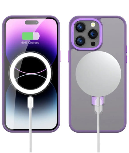 Estuche MyBat Pro Shade Series con Anillo de Soporte y  MagSafe iPhone 14 Pro Max - Purple MyBat Pro