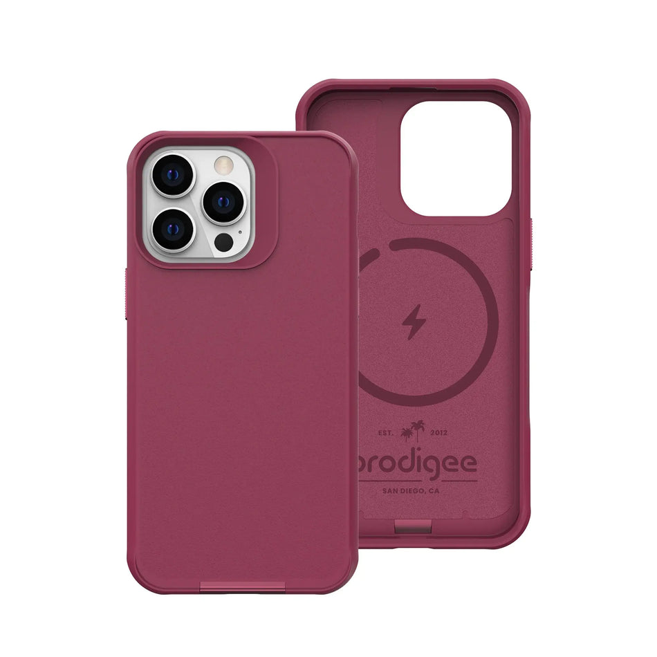 Estuche para iPhone 15 / 14 / 13 - Prodigee Balance - Burgundy prodigee