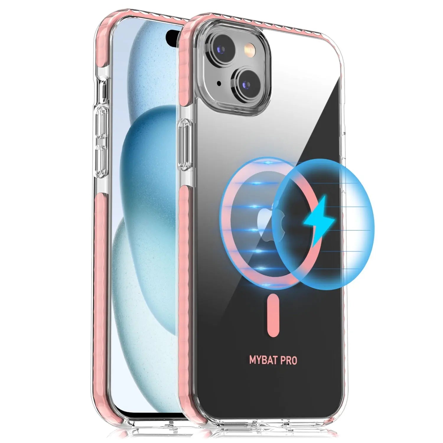 Estuche para iPhone 15 Pro Max - MyBat Pro Vivid Series MagSafe - Rosado MyBat Pro