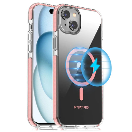 Estuche para iPhone 15 Pro Max - MyBat Pro Vivid Series MagSafe - Rosado MyBat Pro