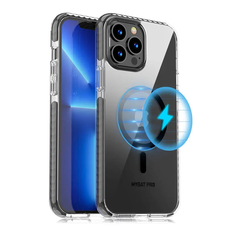 Estuche para Iphone 14 Pro Max - MyBat Pro Vivid Series MagSafe - Negro MyBat Pro