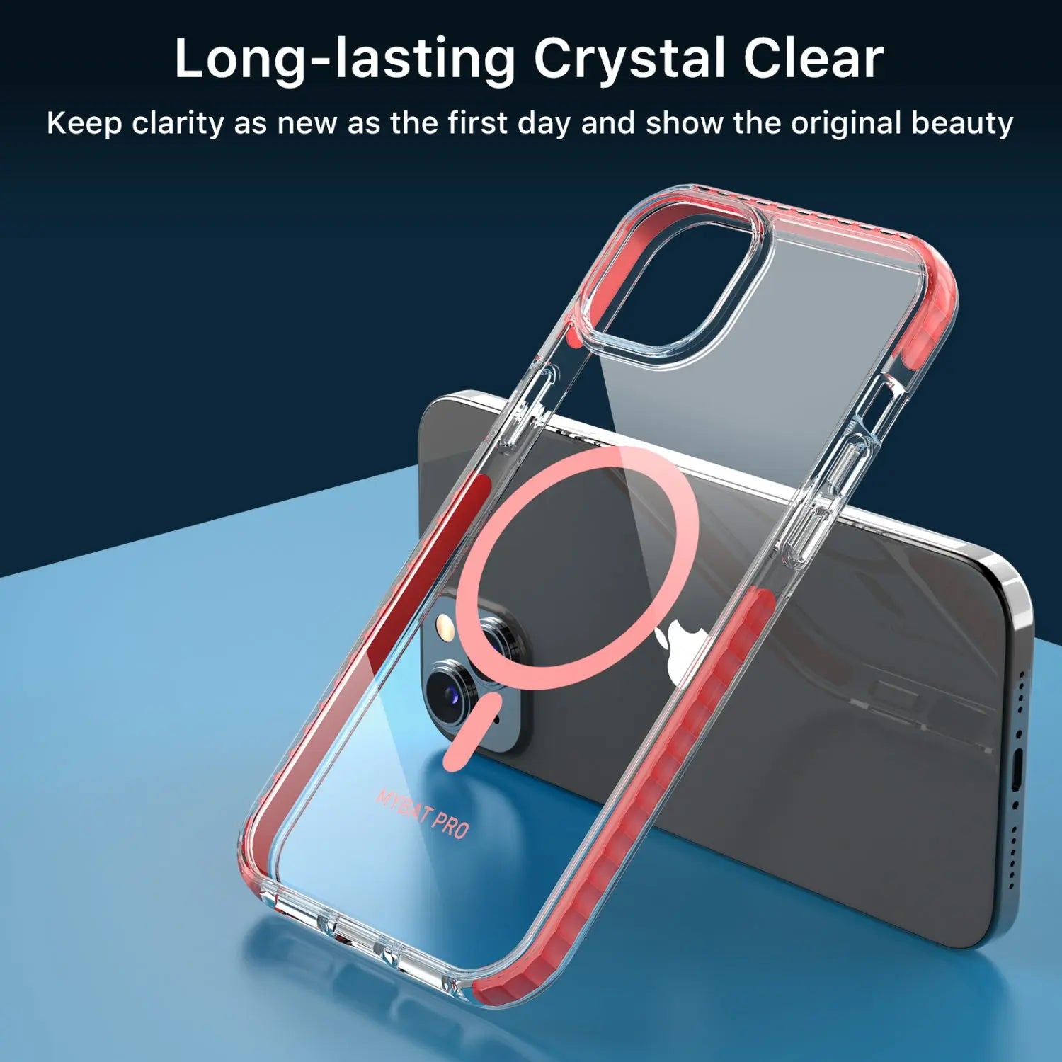 Estuche para iPhone 15 Pro Max - MyBat Pro Vivid Series MagSafe - Rosado MyBat Pro