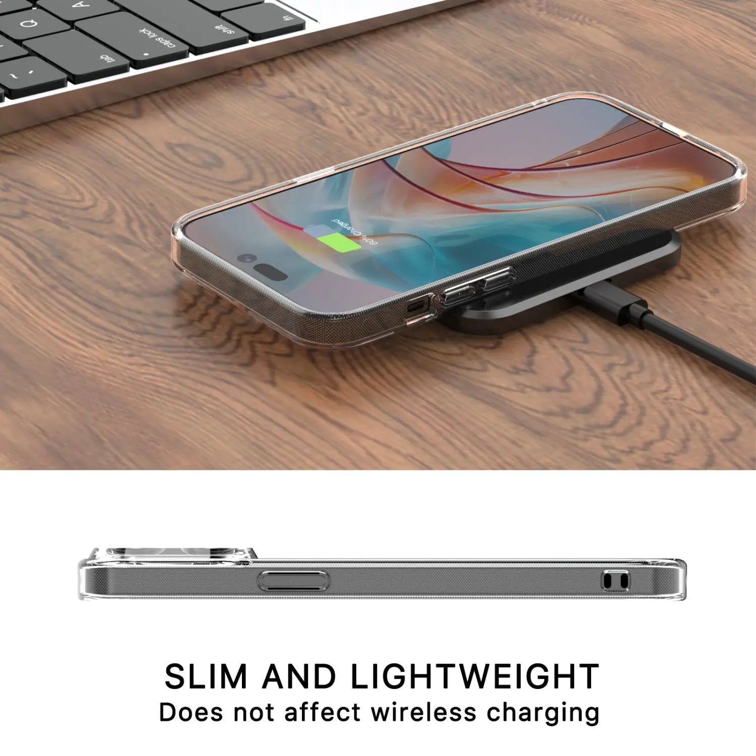 Estuche para iPhone 15 Pro Max - MyBatPro Savvy Series - Transparente MyBat Pro
