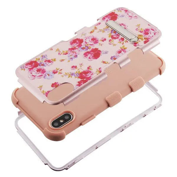 Estuche para iPhone XS Max - MyBat Tuff Series - Rose Gold MyBat Pro