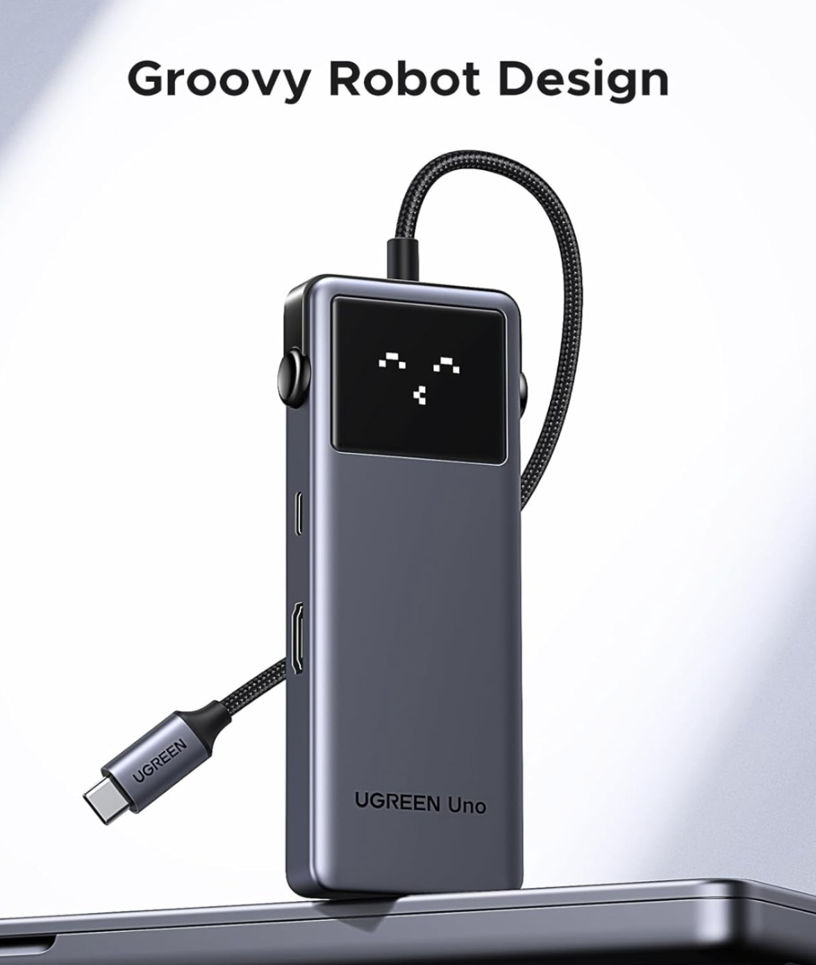 HUB UGREEN CM888 6 en 1 con Led Display UGreen