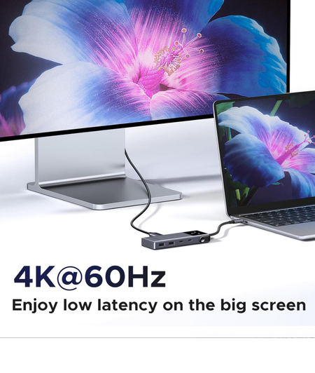 HUB UGREEN CM888 6 en 1 con Led Display UGreen