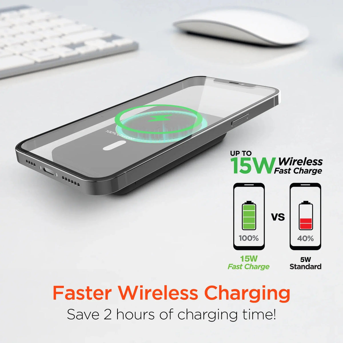 Hypergear 5000mAh Magnetic Wireless Power Bank Black hypergear