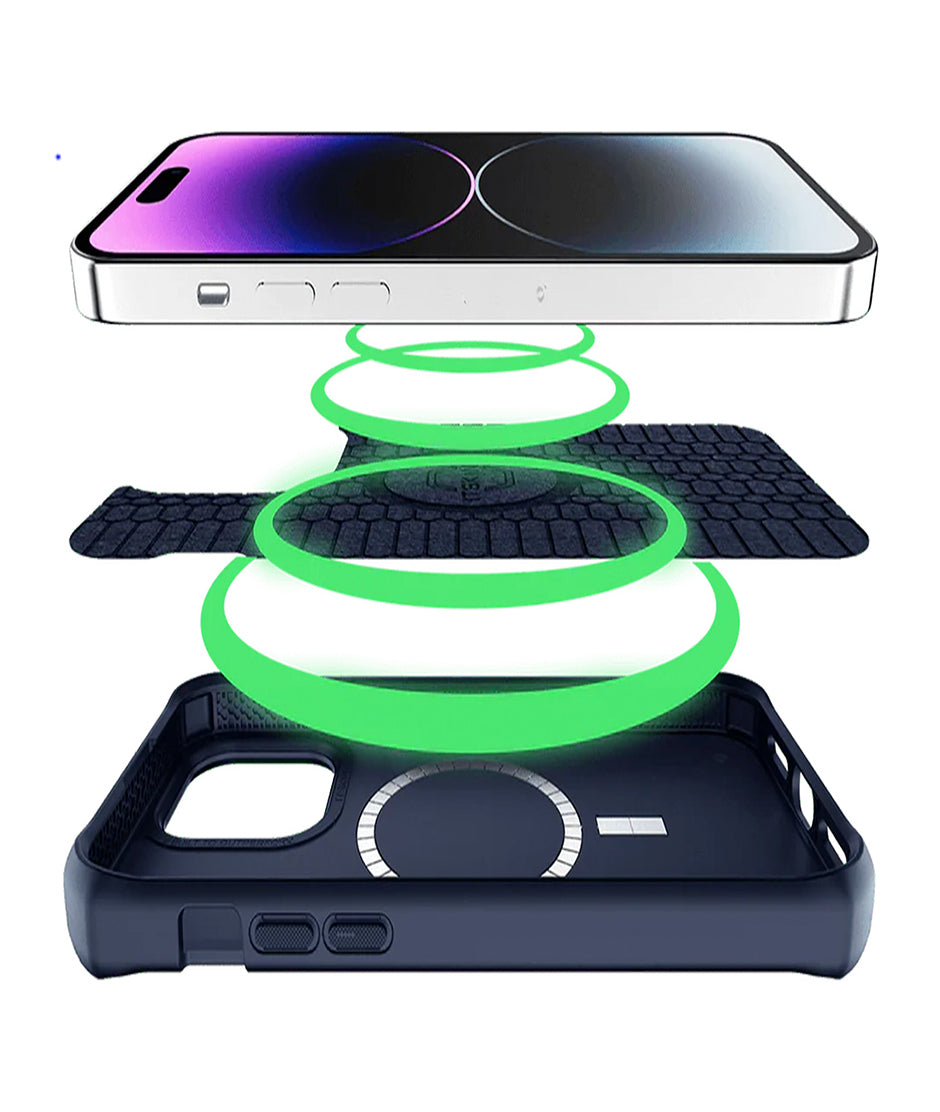 Itskins BALLISTIC MAG SAFE AZUL IPHONE 14-13 iStore Costa Rica