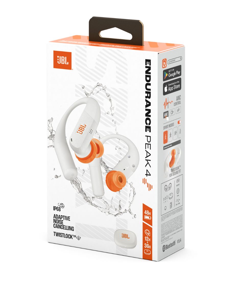 JBL - Headphones - TWS Endurance Peak 4 White JBL