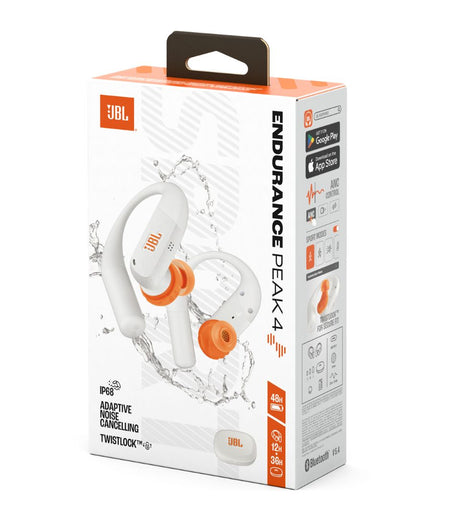 JBL - Headphones - TWS Endurance Peak 4 White JBL