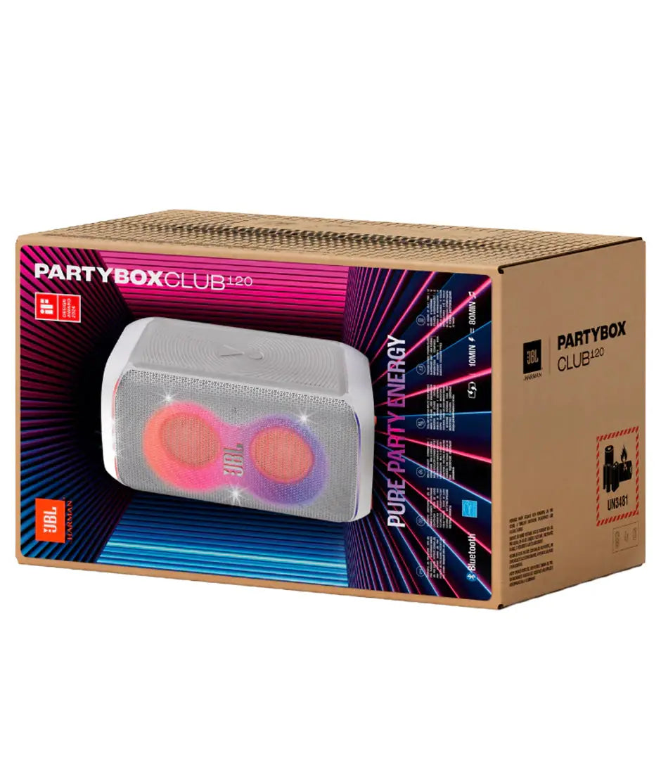 JBL Partybox Club 120 Party Speaker White JBL