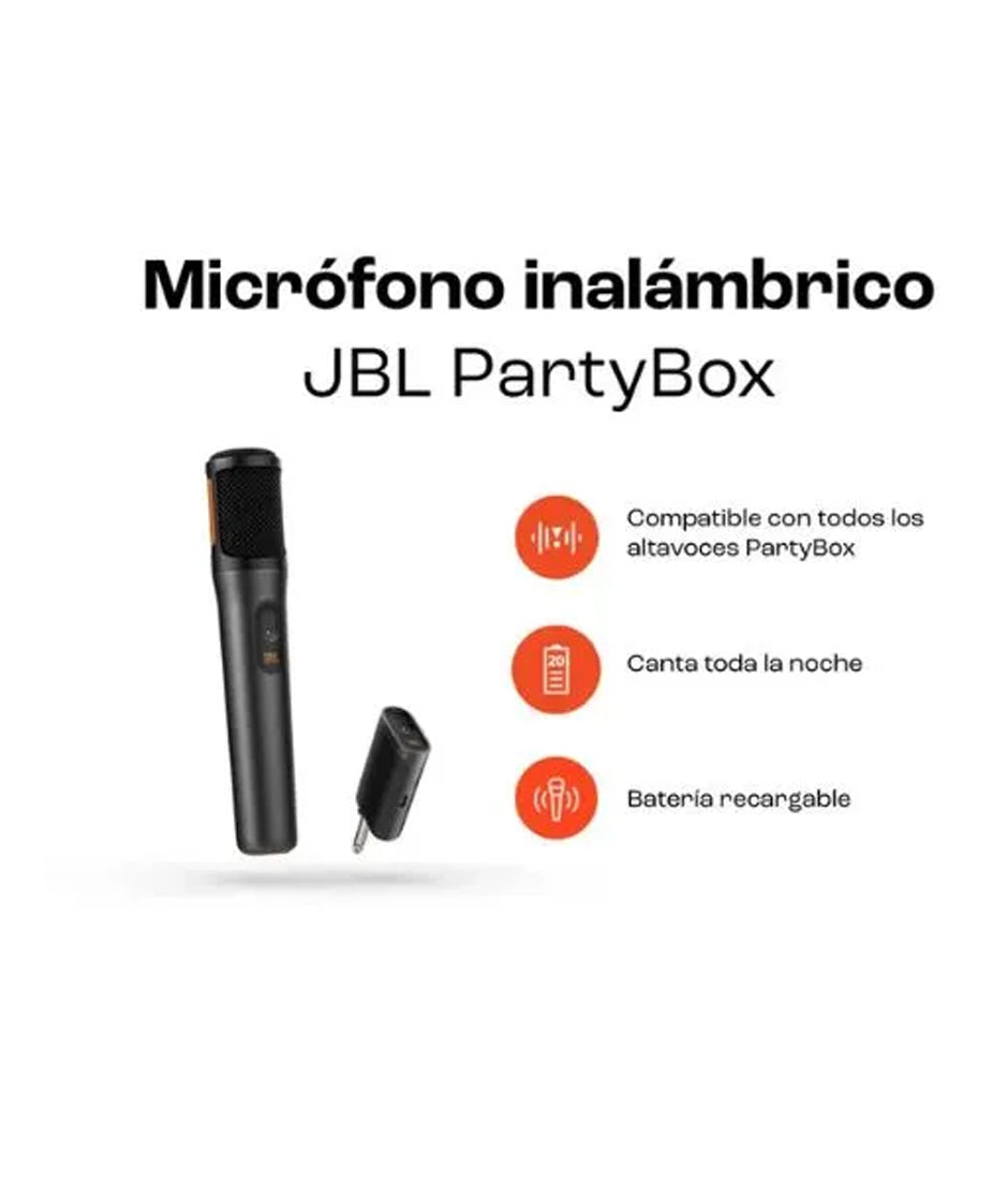 JBL Sistema Inalámbrico De Dos Micrófonos Con Receptor De Doble Canal PARTY BOX iStore