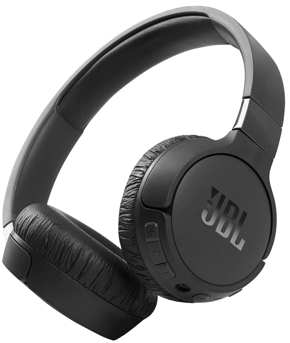 JBL Tune 660NC: Auriculares inalámbricos con cancelación activa de ruido, color negro JBL