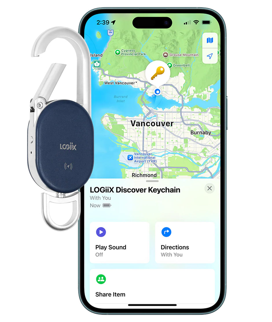 LOGIIX GPS Discover Keychain LOGIIX