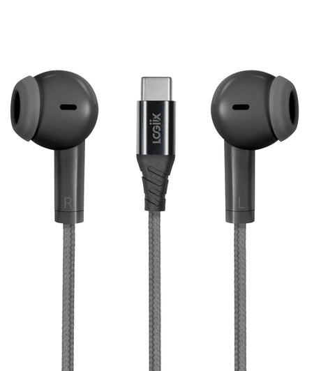 LOGiiX Vibrance Melody Wired USB-C Earphones - Black LOGIIX