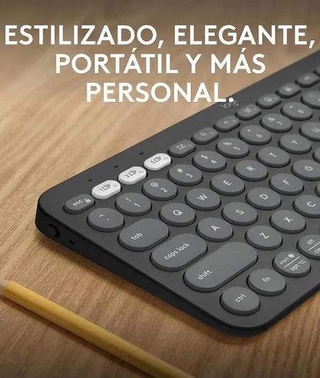 Logitech Pebble Keys 2 K380 Tonal Graphite Spanish Logitech