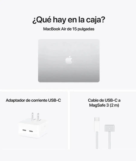 MacBook Air 15" M4 16GB Memoria 256 GB Disco Apple